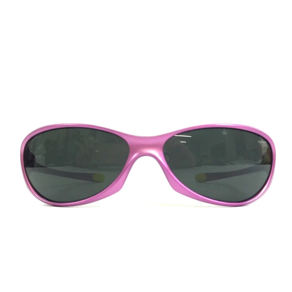 Cebe Kids Sunglasses Gecko 1981 00/6 A6 Matte Purple Wrap Frames w/ Gray Lenses